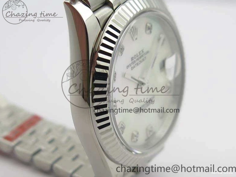 0206 DateJust 228238 SS Noob 1:1 Best Edition MOP Dial Diamond On Jubilee Bracelet A WeatherProof 3496